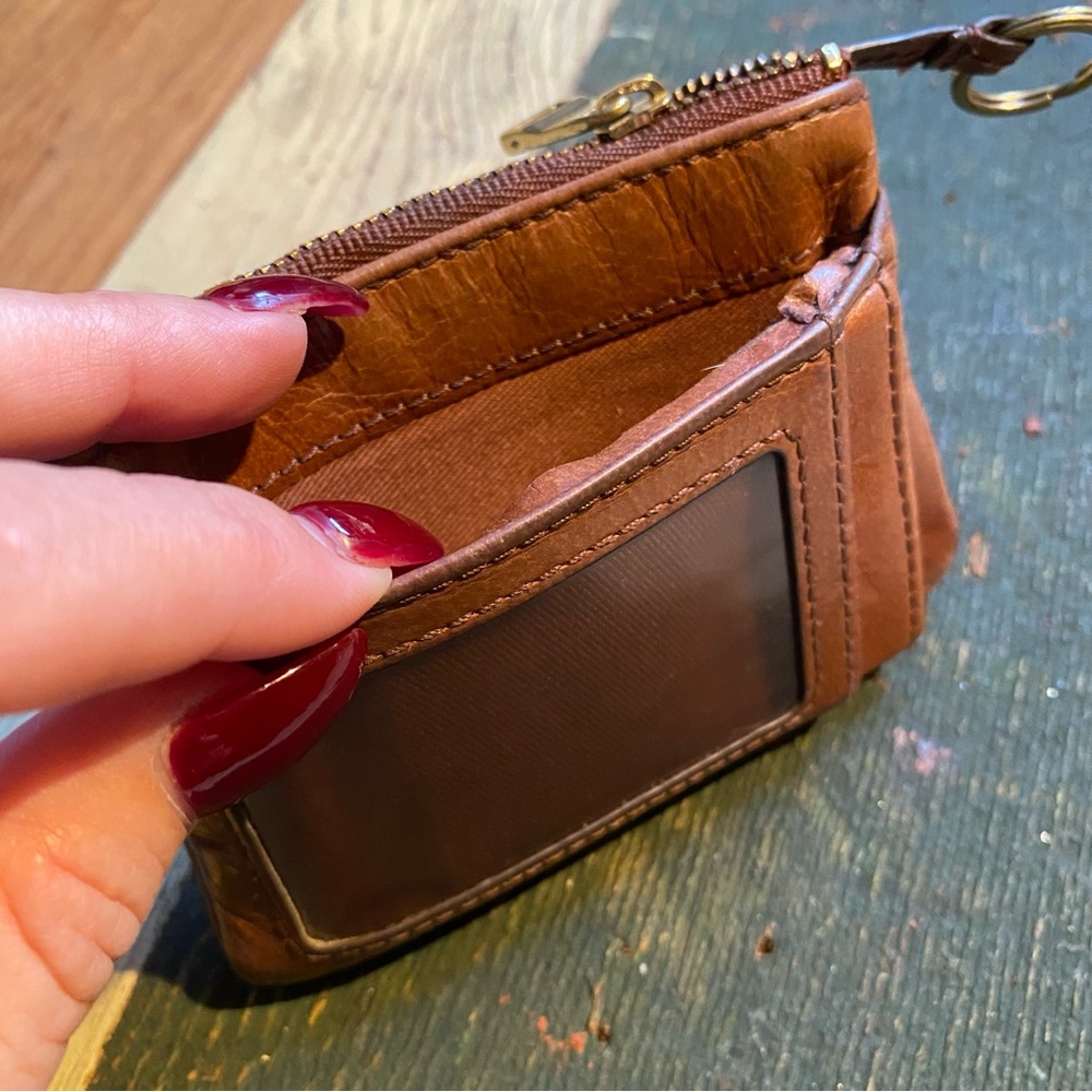 Small FOSSIL Wallet | Leather | Brown | - Picture 11 of 11